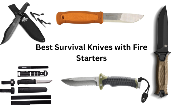 8 Best Survival Knives with Fire Starters in 2023: Best Options