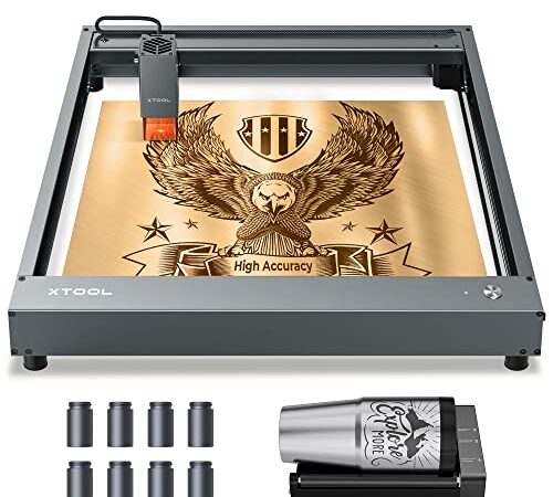 Laser Engraver WAINLUX K6 Pro, 3000mW Laser Engraving Machine, 0.05mm Accuracy, BT Connection Portable Mini Laser Cutter Engraver Tool for Wood Vinyl Leather Glass, DIY Art, Logo Design
