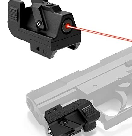 EZshoot Red Dot Laser Sight Tactical 20mm Standard Picatinny Weaver Rail for Pistol Handgun Gun Rifle