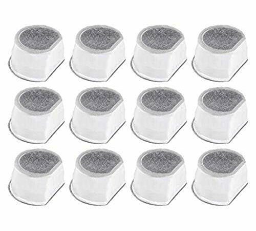 Foam Pre-Filter and Carbon Filter for Petsafe Compatible with Drinkwell Fountain Stainless Steel 360, Avalon, Pagoda, Seascape and Sedona Water Bowl, Dog and Cat Pet Water Fountain Prefilters(8 Packs)