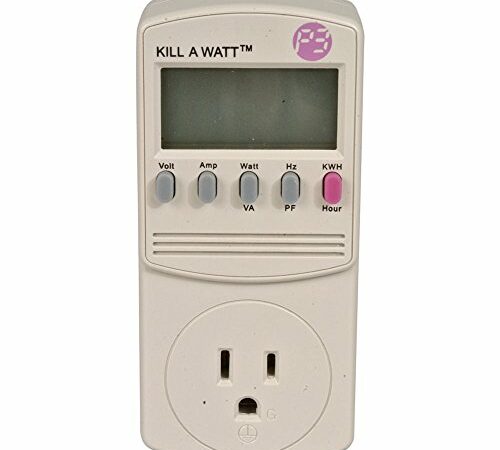 GOTOTOP Kill A Watt Power Meter Meter Socket Electrical Analyz, Extension Cord Data Hold Function Electricity Usage Monitor for Home