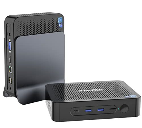 Mini PC Fanless Intel Atom Z8350 2GB DDR3 32GB eMMC Mini Computer with Windows 10 Pro Mini Desktop PC Support 4K HD, 2.4G/5G WiFi, Bluetooth 4.2, Gigabit Ethernet