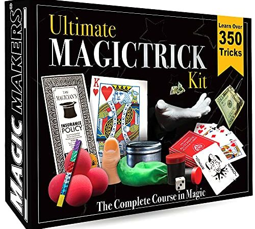 Marvin's Magic - Deluxe Box of Tricks | Executive Set of Magic Tricks | Magic Set for Beginner and Experienced Magicians | Magician Supplies Include Mystical Magic Cards, Dynamic Coins + More