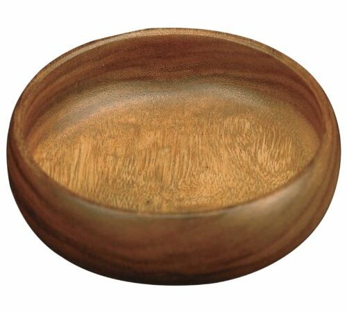 HIZBO MART Root Wood Serving Dish,Vintage Wooden ring dish,Hand Carved Artworks(Art）（The length 8.5~10inch)