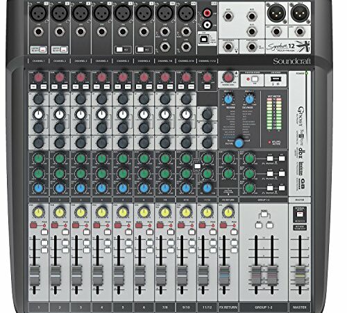Soundcraft Ui24R 24-channel Digital Mixer/USB Multi-Track Recorder with Wireless Control and Microfiber