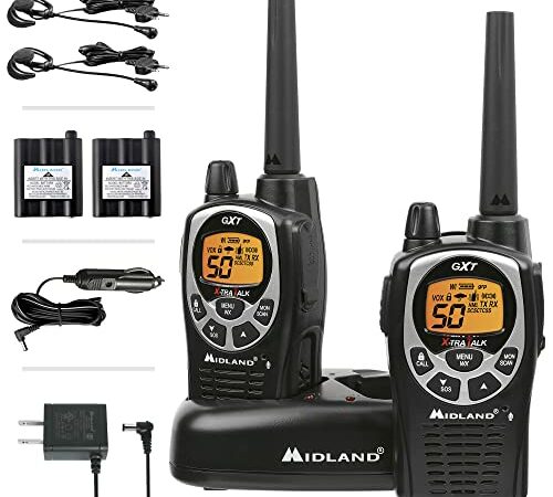 Radioddity GM-30 GMRS Radio, Handheld 5W Long Range Two Way Radio for Adults, GMRS Repeater Capable, with NOAA Scanning & Receiving, Display SYNC, for Off Road Overlanding, 1 Pack