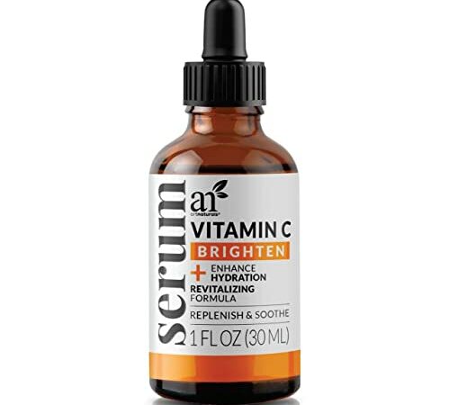 Tree of Life Vitamin C Brightening Facial Serum with Moisturizing Vitamin E for Glowing Radiant Skin; Smoothing Boost Serum for Face, Clean Dermatologist-Tested Skin care, 1 Fl Oz