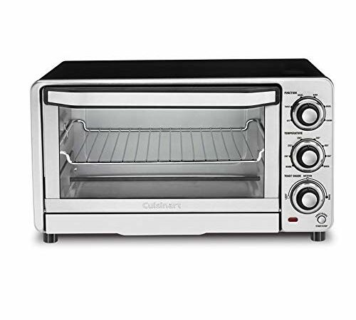 Cuisinart TOB-1010 Toaster Oven Broiler, 11.875" x 15.75" x 9", Stainless Steel