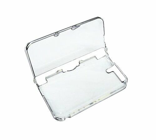 New 3DS XL Case - Ultra Clear Crystal Transparent Hard Shell Protective Case Cover Skin for New 2015 Nintendo 3DS XL LL - [New Modified Hinge-Less Design]