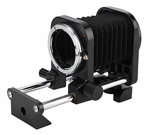 Fotga Macro Lens Bellows and 4-Way Close-up Focusing Slide Rail for Nikon F Mount Camera D90 D80 D70 D70s D60 D50 D40 D40x D7100 D7000 D5300 D5200 D5100 D5000 D3400 D3300 D3200 D810 D800 AL SLR Camera