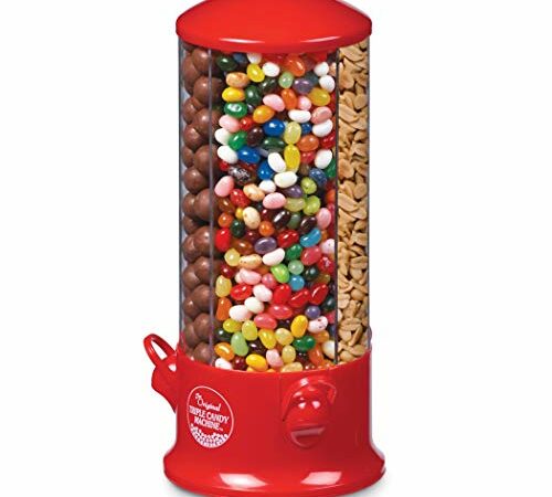 Racer Candy Dispenser by M&M Characters Red dispense candy, gumballs, nuts, snacks and treats for children, kids, adults