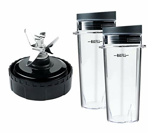 Ninja QB1004 Blender/Food Processor with 450-Watt Base, 48oz Pitcher, 16oz Chopper Bowl, and 40oz Processor Bowl for Shakes, Smoothies, and Meal Prep