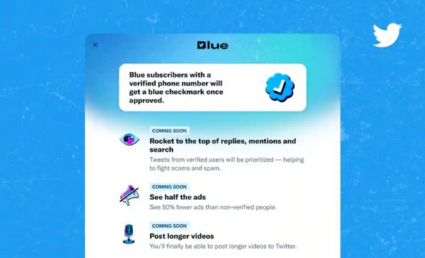 Elon Musk’s $8 per month Twitter Blue subscription is returning, but it will cost more on iOS and require phone number verification
