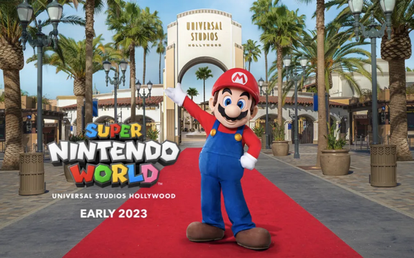 Next February, Super Nintendo World will launch in the US