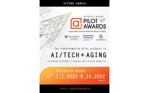 The a2 Pilot Awards promote agetech entrepreneurship and are supported by the National Institute on Aging
