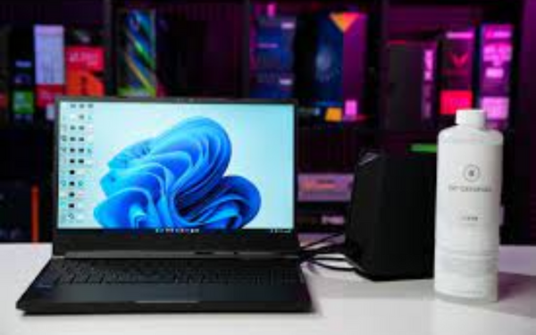 Recently, CyberPower made liquid-cooled laptops incredibly simple