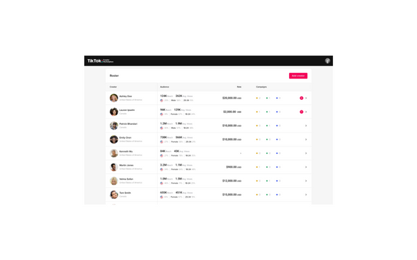 TikTok introduces a Talent Manager Portal to enable managers to bargain brand deals on behalf of customers.