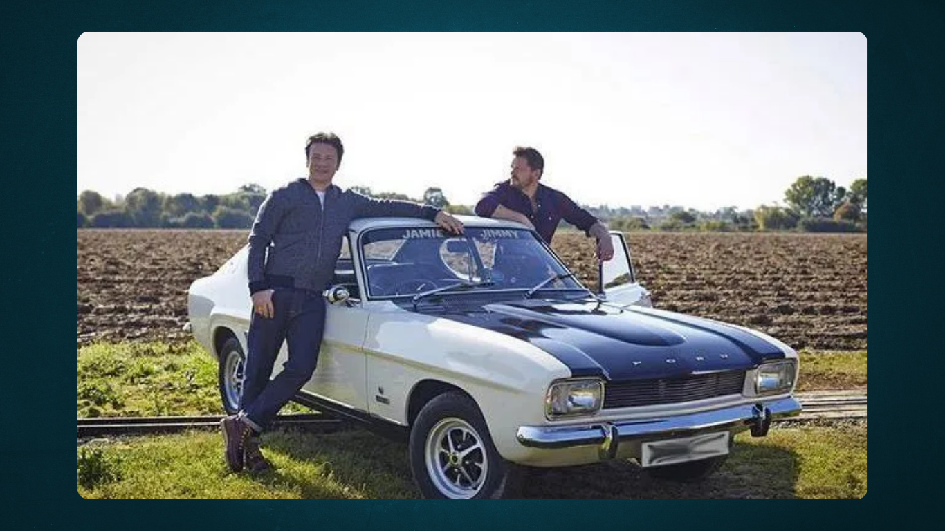 Jamie Oliver Puts His Iconic Ford Capri Up for Sale