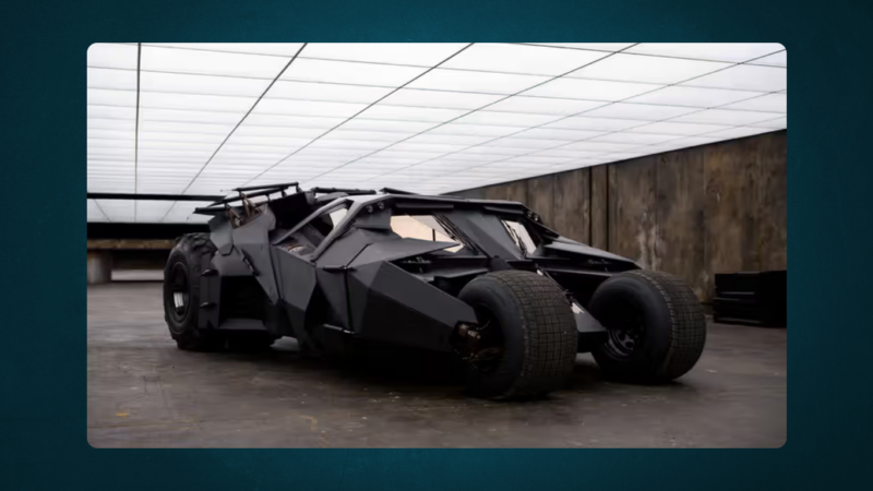 Fulfill Your Batman Dreams with This Officially Recreated Tumbler Batmobile