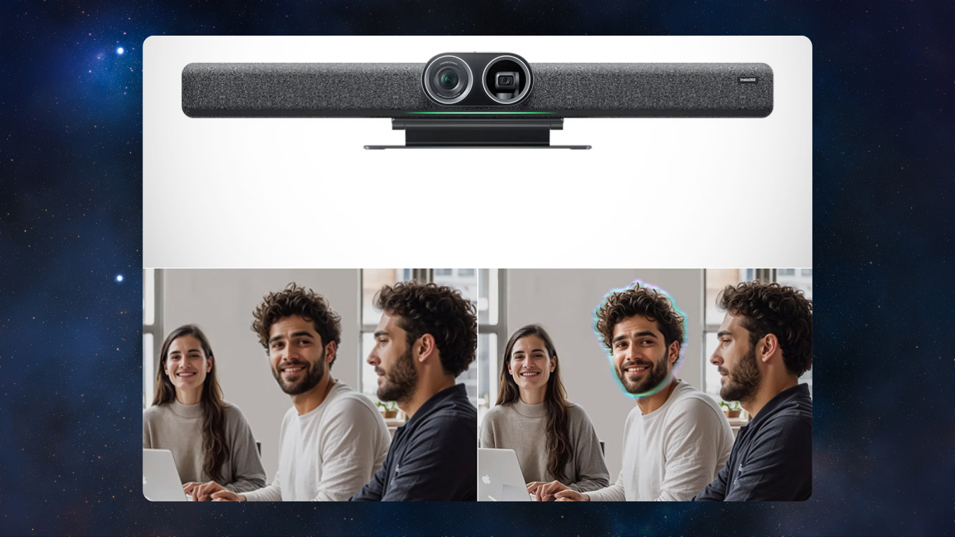 Insta360 Connect: The Future of Hybrid Meetings with AI-Powered Dual-4K Video Bar